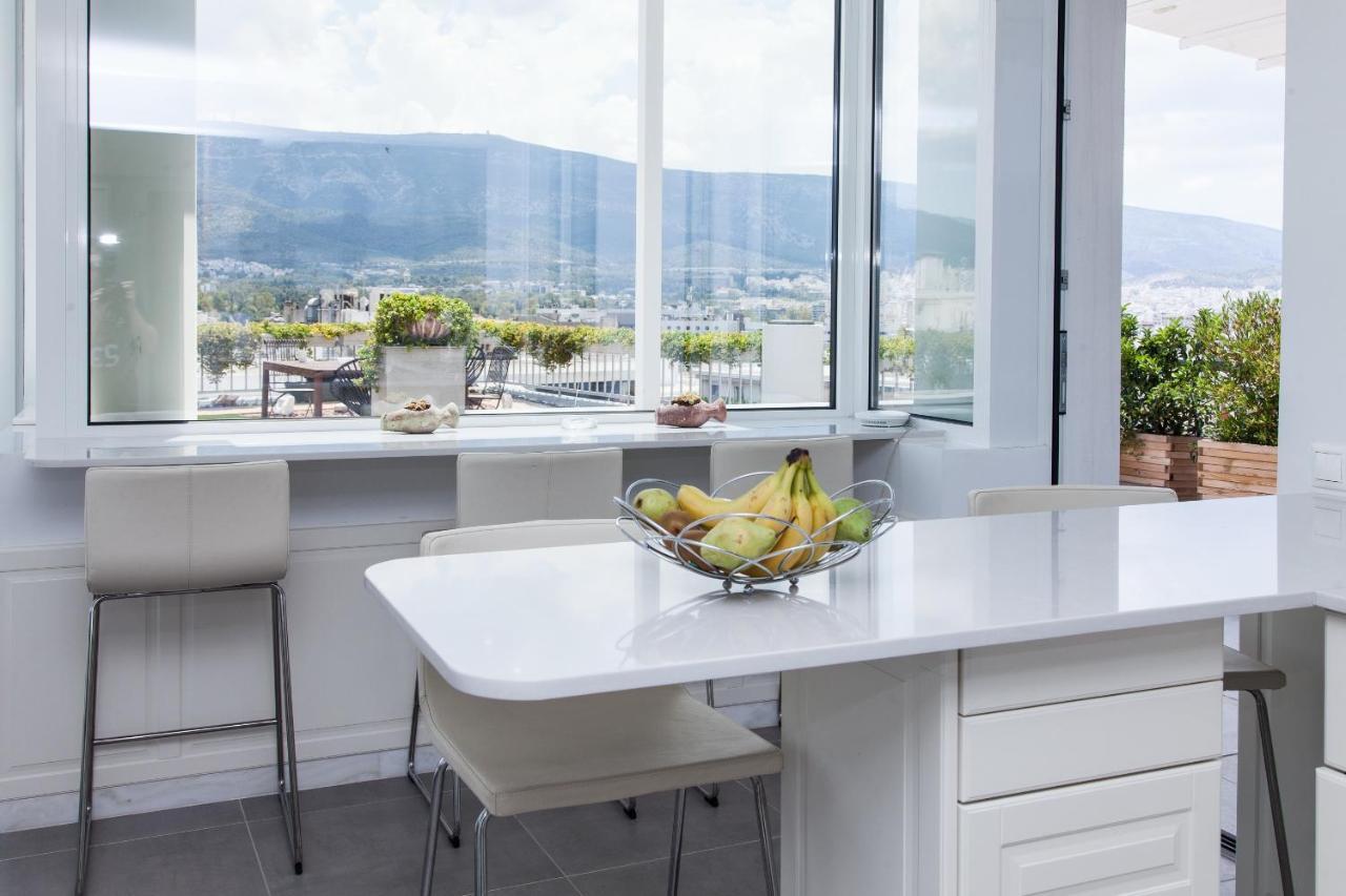 Gorgeous Penthouse With Private Jacuzzi And Amazing View! Apartment เอเธนส์ ภายนอก รูปภาพ