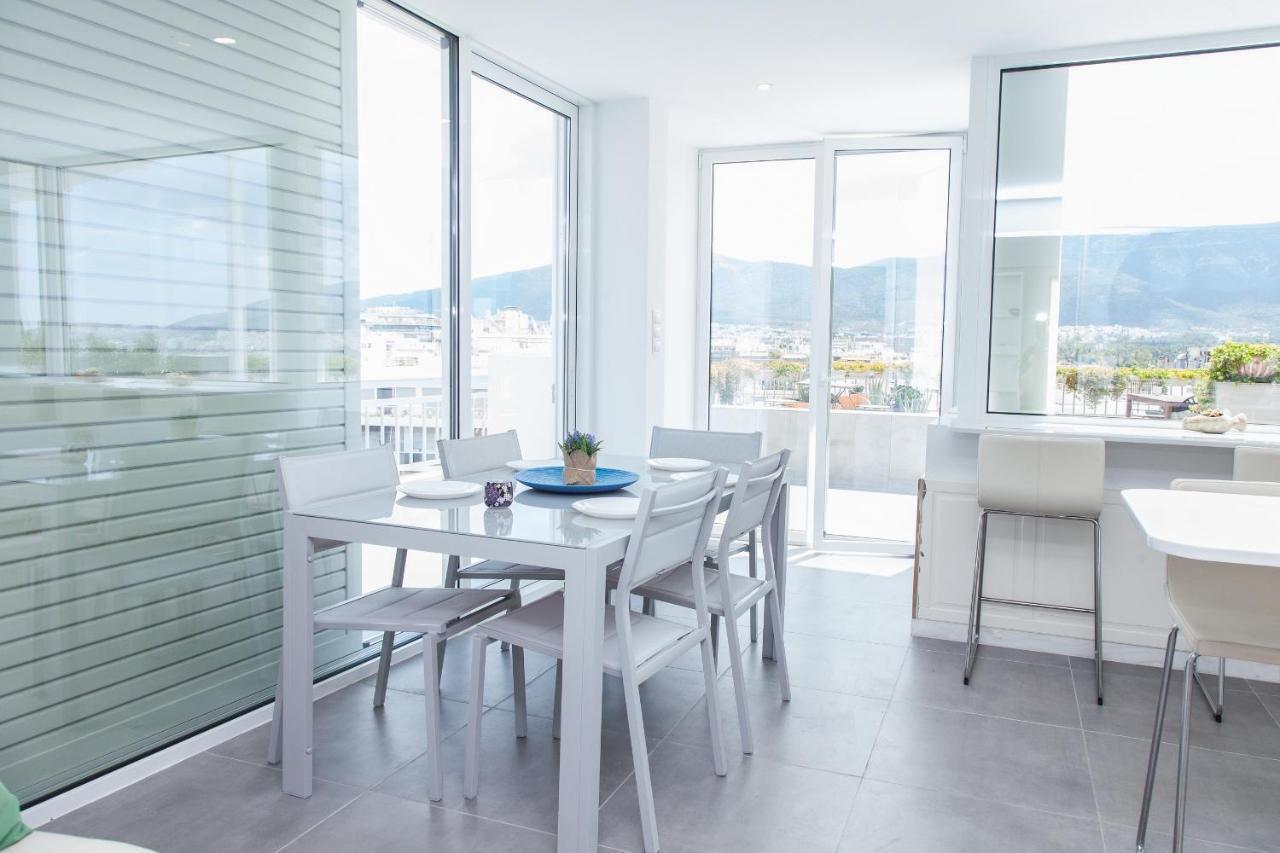 Gorgeous Penthouse With Private Jacuzzi And Amazing View! Apartment เอเธนส์ ภายนอก รูปภาพ