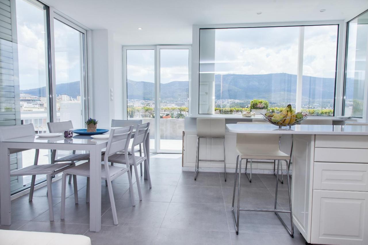 Gorgeous Penthouse With Private Jacuzzi And Amazing View! Apartment เอเธนส์ ภายนอก รูปภาพ