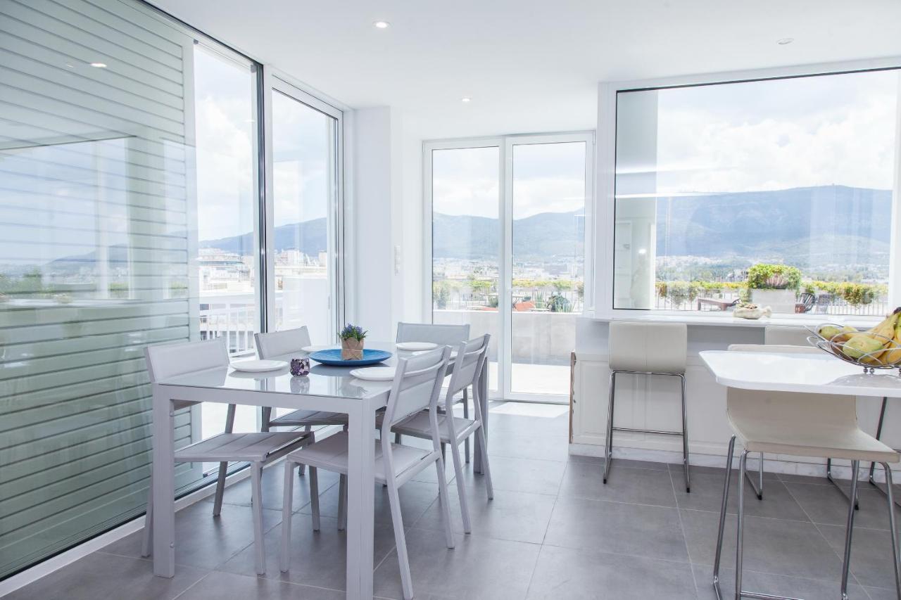 Gorgeous Penthouse With Private Jacuzzi And Amazing View! Apartment เอเธนส์ ภายนอก รูปภาพ