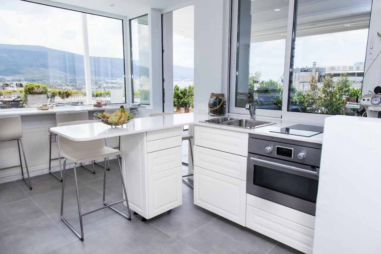 Gorgeous Penthouse With Private Jacuzzi And Amazing View! Apartment เอเธนส์ ภายนอก รูปภาพ