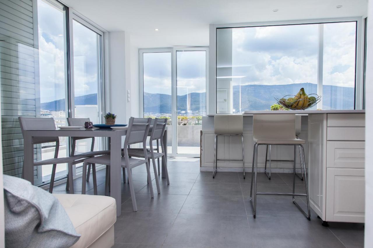 Gorgeous Penthouse With Private Jacuzzi And Amazing View! Apartment เอเธนส์ ภายนอก รูปภาพ
